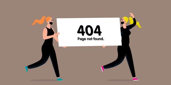 404 - page not found. Use it for print or web banner design.